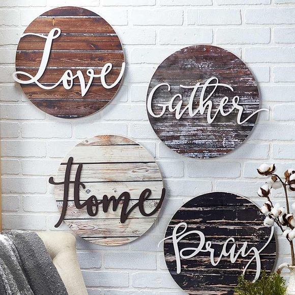 🆕Farmhouse “Love” Sentiment Wall Decor - Picture 2 of 6